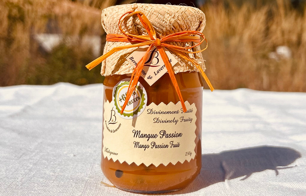 Confiture de mangue passion