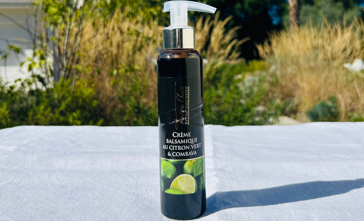 Crème balsamique au citron vert et combava