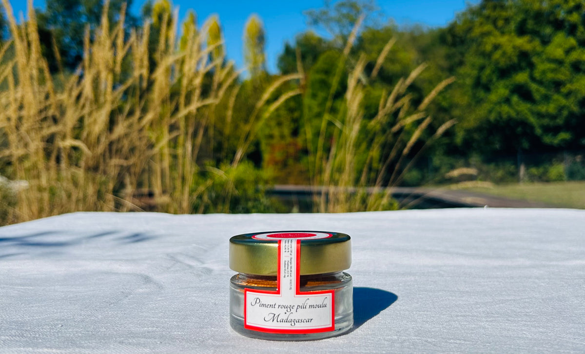 Piment pili pili rouge en poudre