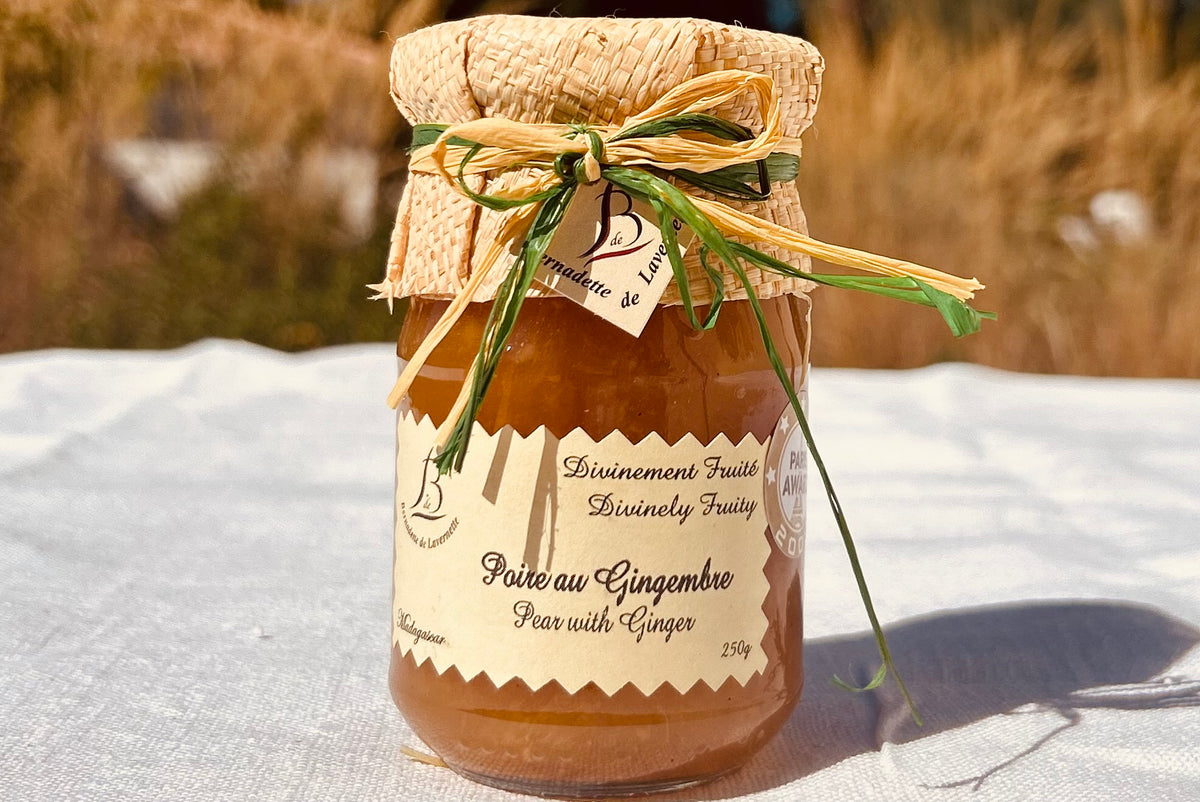 Confiture de poire au gingembre
