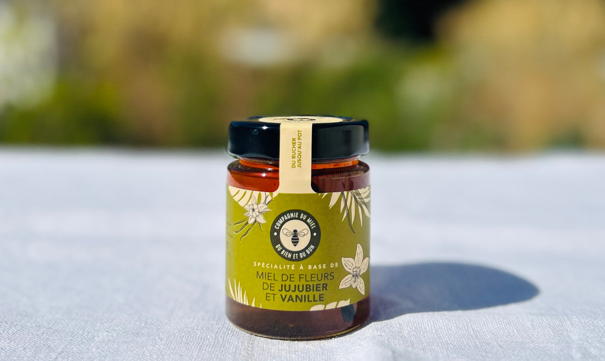 miel de fleurs de jujubier et vanille