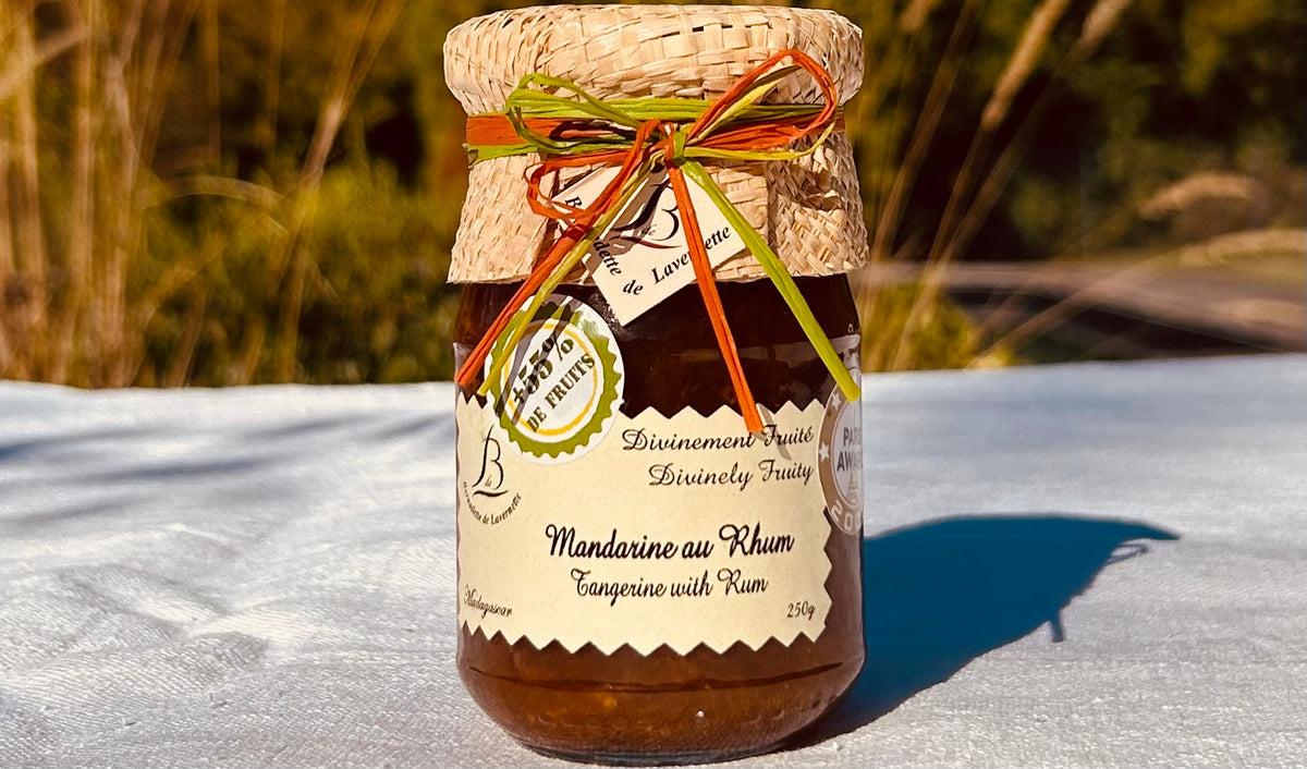 Confiture de mandarine au rhum